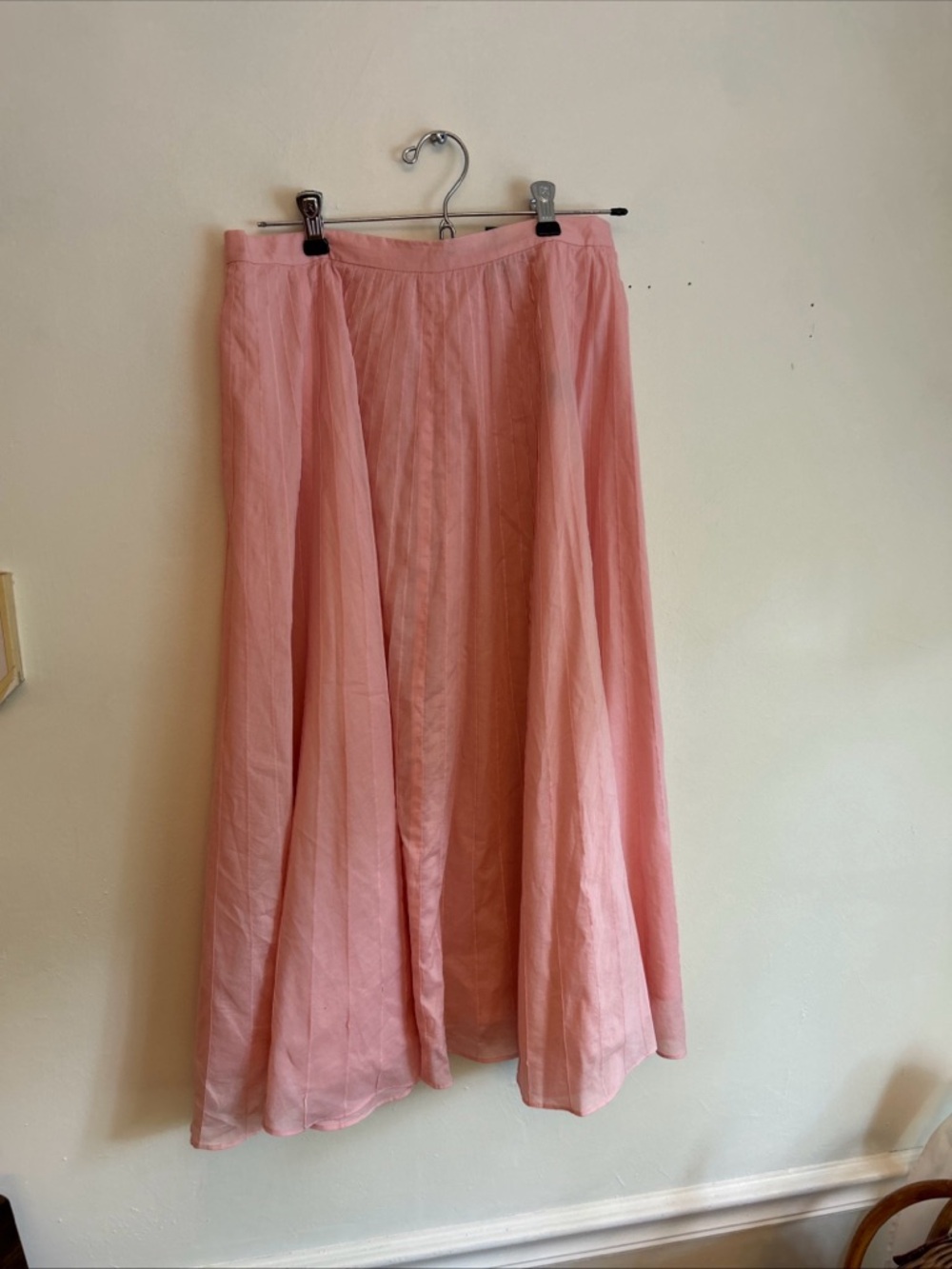 Ralph Lauren Pink A-Line Maxi Skirt